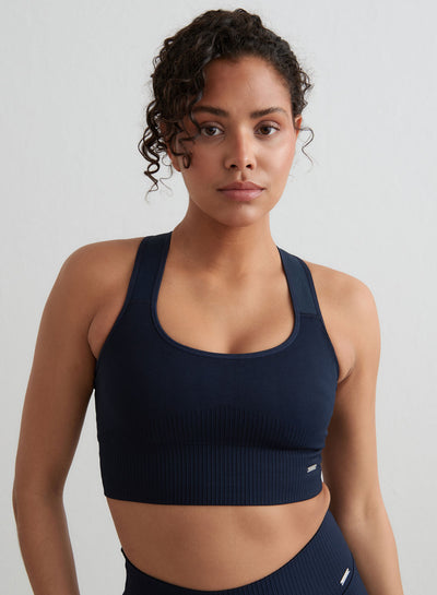 In Motion Ribbed Sports Bra – 2PMStyle