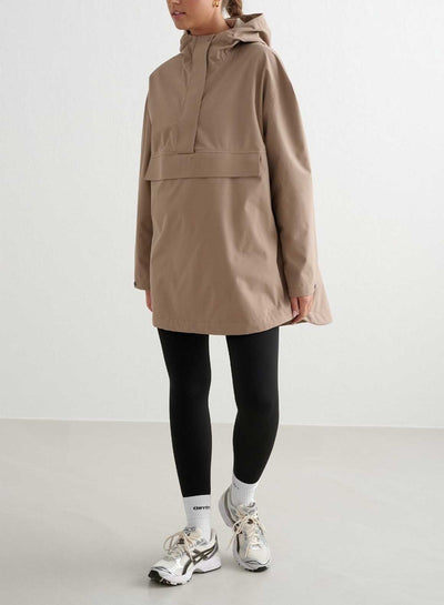 Espresso Waterproof Oversized Anorak