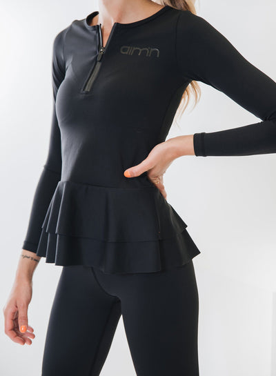 Frilled Long Sleeve aim'n sportswear