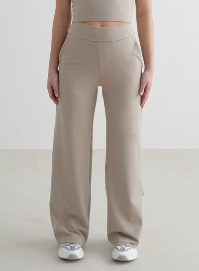 Dark Clay Sense Wide Petite Pants